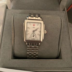 Michele deco diamond dual watch
